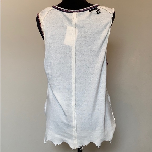 NWT Free People Distressed Tank - Picture 3 of 8